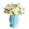 Fałszywy kwiat bzu (5 głowic / wiązek) 10.24 "Długość symulacja goździku na wesele Dekoracyjne sztuczne kwiaty
