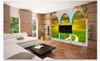3D customized large photo mural wallpaper Roman column arch flower vine grass landscape 3d TV sofa background wall