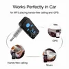 Araba Bluetooth X6 Müzik Alıcısı Adaptörü 3.5mm Jack Kablosuz Handsfree Araç Kiti TF Kart Okuyucu Fonksiyonu Armut beyaz Paketi