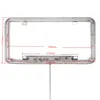 Universal Blue White Red Car 54LED Lighting Acrylic Plastic Aposition Plate Cover Frame256m