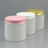 200g x 20 Contenitore cosmetico smerigliato vuoto con coperchio in alluminio Trasparente glassatura della pelle Cream Cream Jar