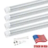 Integrated 8ft 2.4m 72W Led T8 Tube SMD2835 High Bright light 8 feet 7200lm 100-305V fluorescent lighting Free shipping
