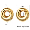 316L En Acier Inoxydable Bouchons D'oreille Tunnels 8mm Plaine Oreille Poids Piercing corps Bijoux Oreille Jauges Or Noir Argent