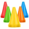 Soccer Trainning Cone 6pcs 18cm Stadium Marking Agility training Marker Free Slalom Skate Pile Cup Football Training Equipment