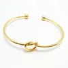 Armband armband sieraden nieuwe mode goud zilver rose goud zwart kleur zinklegering korte knoop hart vrouwen meisje bangle sieraden