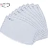 5 camadas Adulto Criança descartáveis ​​Máscara Pads Insira manta filtrante Máscaras Carvão Ativado Filtros substituíveis PM2.5 Máscara Pad ZZA2087 1000pcs