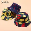 pineapple bucket hats