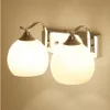 현대 벽 sconce luminaria e27 LED 벽 램프 읽기 램프 벽 마운트 현대 유리 sconces 머리맡 읽는 램프