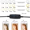 Universal Selfie Ringlampa med flexibel mobiltelefon LED Light Holder Lazy Bracket Desk Lampa för Live Stream Office Makeup Tik Tok Izeso