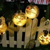 Décoration de fête Boule de Noël transparente LED Lumières Arbre Ornement Boule en plastique Cadeaux de Noël 8cm1
