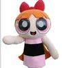 Custom Big eyes girl mascot costume Adult Size free shipping