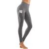 H30 2020 Yüksek Bel Spor Teşhal Pocket ile Kadınlar Moda Yeni Kadın Egzme Streç Pantolon Elastik Fitness Tozluklar4565577