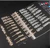 Haarspange Weihnachtsparette Kristall Strass Brief Haar Clips Mädchen Haarnadel Diamantwörter Barrettes Mode Clip Frau Haarschmuck Zubehör