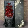 День святого Валентина подарок 24k позолоченные 11 шт Роза букет творческие подарки розы для свадьбы любовника Рождество подарки с коробкой