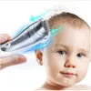 professional IPX7 washable baby hair clipper vacuum less mess children hairdressing trimmer infant hairstyling barber haircut