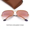 Pilot Blaze Zonnebril Heren Zonnebril Mode Dames Zonnebril Dubbele Brug Des Lunettes De Soleil met Lederen Case5703296