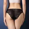 Femmes Sous-vêtements Sexy Dentelle Slips Culottes Marques Floral Transparent Taille Basse Samless Lingerie Butt Lift Femme Dames Lingerie Sous-Vêtements Taille M-XXL