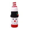 Christmas Decorations Elegent Red Wine Bottle Cover Organizor Year Decoration For Home Party1