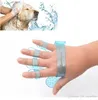 10 Pcs Huisdier Haar Handschoen Hond Borstel Kam Voor Pet Grooming Hond Handschoen Reiniging Massage Supply Voor Dier Vinger Reiniging haar Handschoenen