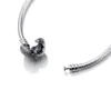 top sale 925 Sterling Silver Bracelets 3mm Snake Chain Fit Charm Bead Love Heart Bangle Bracelet Jewelry Gift For Men Women w75