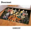 Anpassad japansk anime dörrormat konstmönster tryckt matta golvhall sovrum cool pad mode matta SQ0603 T200415