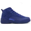 12 12s Basketballschuhe University Gold Game Royal Blue Reverse Taxi Dunkelgrau Herren The Master Flu Game FIBA Sneakers