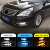 1 Set LED Daytime Light Light Dynamic Turn Giallo Segnale Auto DRL Fog Lampada per Nissan Teana 2011 2012