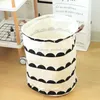 INS lattice letter printing Storage Bags cartoon Handbags Kids Toys,Dirty clothes basket 40*50cm