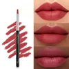 Pudaier 17 Cores Batom Fosco Maquiagem Impermeável Lápis Delineador Lápis Suave Fácil de Usar Veludo Batom Batom Marca Cosmética Lipliner