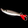 6 cm 9,43g Löffel Haken Metallköder Köder 6# Treble Hooks Fishhooks Silber Fischereiausrüstung 10 Stück / Los W-26