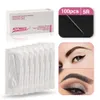 100pcs 3RL Permanent Makeup Eyebrow Needle 1R 5R 5F 7F Makeup Eyebrow Lip Needles Prong Needle Sterilized for machine