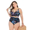 Costumi da bagno da donna Costume da bagno con staffa in acciaio di grandi dimensioni per donne grasse Bikini taglie forti Big Cup Chest 2019 Bather Beachwear Bikini push up