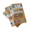 Party Supplies 2023 Fake Money Banknote 10 20 50 100 200 500 Euro Dollar Reliste Toy Bar accessoires Copie de monnaie Copie de monnaie Faux Billets 100 PCS / PACKFKXFFI80