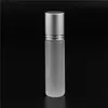 10ml Matting Glass Roll On Fragrance Perfume Essential Oil Refillable Bottles Empty Glass Refillable Roller Ball Bottles