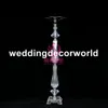 Alto cristal boda camino accesorios de plomo mesa de boda certerpieces evento decoración de fiesta soporte de flores de boda soporte de exhibición de flores decor0012