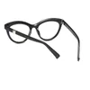 Sexy Cat039s eye Spectacle Frame Square Glasses Frame Clear Lens Myopia Nerd Black Sunglasses Two Tone Rivet Eyeglasses Frame W3314837