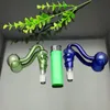 Free shipping ---10mm male glass pipe clear burner glass tube glass pipe oil nail water pipe