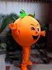 2018 Fabrik-Direktverkauf Orangenfrucht-Maskottchen-Kostüm-Anzug, freie Größe, Maskottchen-Kostüm-Anzug, Kostüm-Cartoon-Charakter-Party-Outfit-Anzug