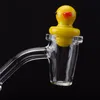 Nowy Concial Quartz Banger Paznokci + UFO Carb Cap z kobietą Mężczyzna 10mm 14mm 18mm Domy Bangers Kwarcowy Paznokcie Na Platformy Olejowe Szklane Bongs