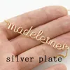 Custom Name Choker Chain Necklace pendent handmade Wire Wrap Jewelry Mother's Day Gifts women s colthing accessories