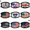 Trump Amerika Yüz Karikatür Baskılı Yeniden kullanılabilir ABD bayrağı 3D leopar baskı Anti Toz Yıkanabilir Açık Ağız Kapak Tasarımcı Maskeler Maske LJJA4108