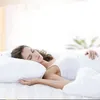 37 White Soft Feather Fabric Pillow Sleep Pillow stretch Neck for Sleeping Hotel standard and Home Supplies bed1