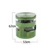Il più nuovo colorato portatile 55MM Herb Tobacco Grind Spice Miller Grinder Crusher Grinding Tritato a mano Muller per Bong Smoking Tube Tool DHL