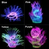 Silicone Aquarium Artificial Coral Decoration Changeable Soft Fish Tank Sea Anemone Landscape Decor Ornament Glowing In Light