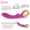 Dorosłych Produkty Sex Potężne Dildo Wibrator G Spot Masażer Clitoral Stimulator Dla Kobiet Wodoodporna Sex Zabawki Rechargeable S627