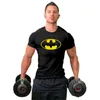 Mens Tshirts Muscle Brand Fitness Men Bodybuilding Workout Kläder Bomull Gym Sportande T-shirt Män Tops Plus Size S-2XL