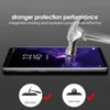 Fullständigt limfodral Friendly Filmhärdat glas för Samsung Galaxy Note 10 9 S9 S8 Plus flytande lim Skärmskydd med UV-ljusprote