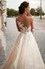 Vestidos de Noiva Princesa Nova Vestido de Noiva Laço Applique Turquia País Vestidos Nupciais Ocidentais Fita Sash Tulle Vestidos