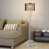 Personnalité créative led cristal lampadaire moderne minimaliste créatif led lampadaire pour salon chambre vertical long pôle lampadaire