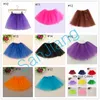 2-8t meisjes tutu rok zomer baby geplooide gauzy tutus mini bubble mesh korte jurken partij kostuum dansen ballet jurk kinderkleding E3609